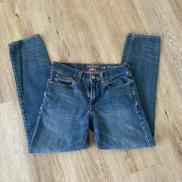 Levi’s Denizen Blue Woman's  216 Skinny Fit Jeans Denim Size W30 x L32 - Picture 1 of 7
